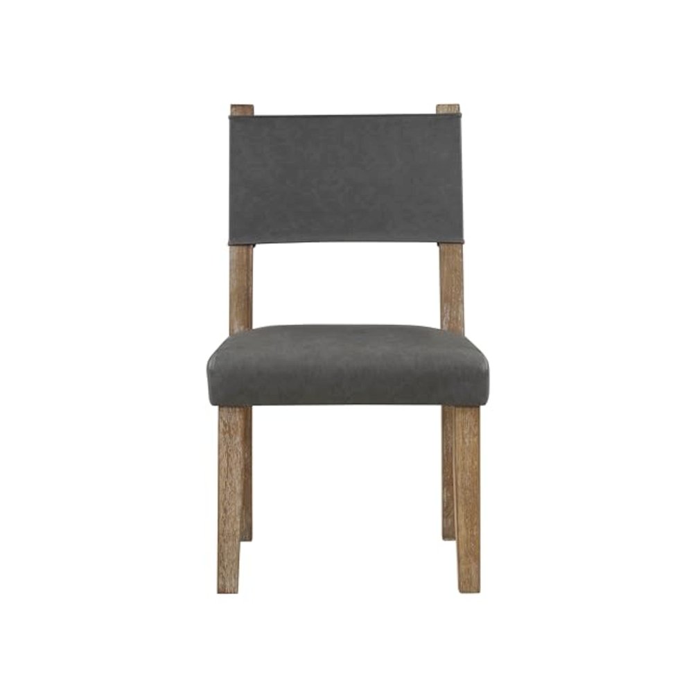 Aubrey Side Chair, Waxed Driftwood finish with