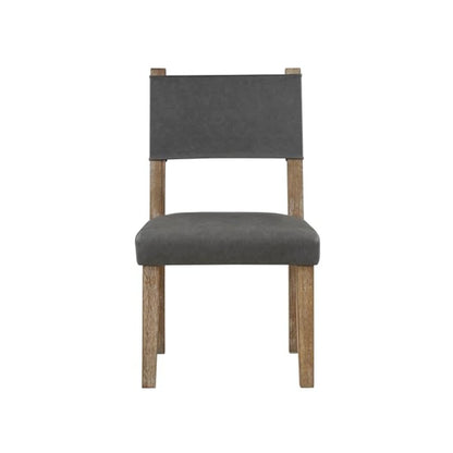 Aubrey Side Chair, Waxed Driftwood finish with