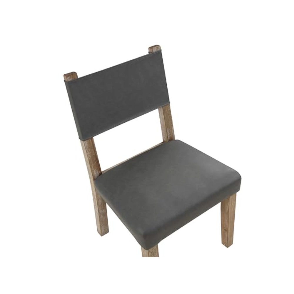 Aubrey Side Chair, Waxed Driftwood finish with
