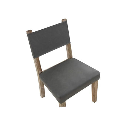 Aubrey Side Chair, Waxed Driftwood finish with