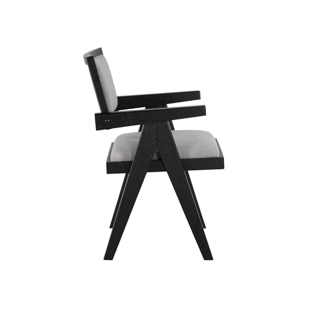 Magnolia Black Arm Chair