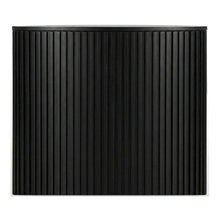 Round Coffee Table with Casters in Black Finish, Modern Stylish Design