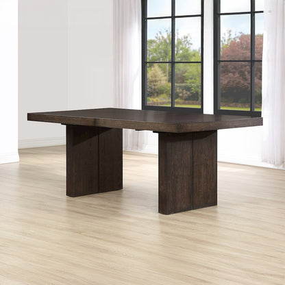 Evan 5-Piece 78-96 Inch w/18-inch leaf Table, 5 White Chairs