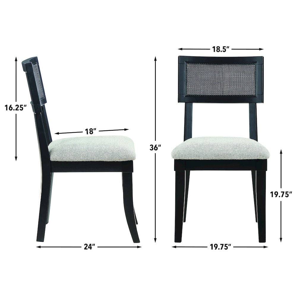 Colvin Black 7pc Dining Set