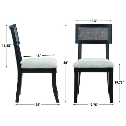 Colvin Black 7pc Dining Set