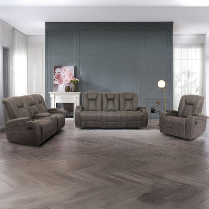 Marlow Sand 3PC Manual Reclining Set