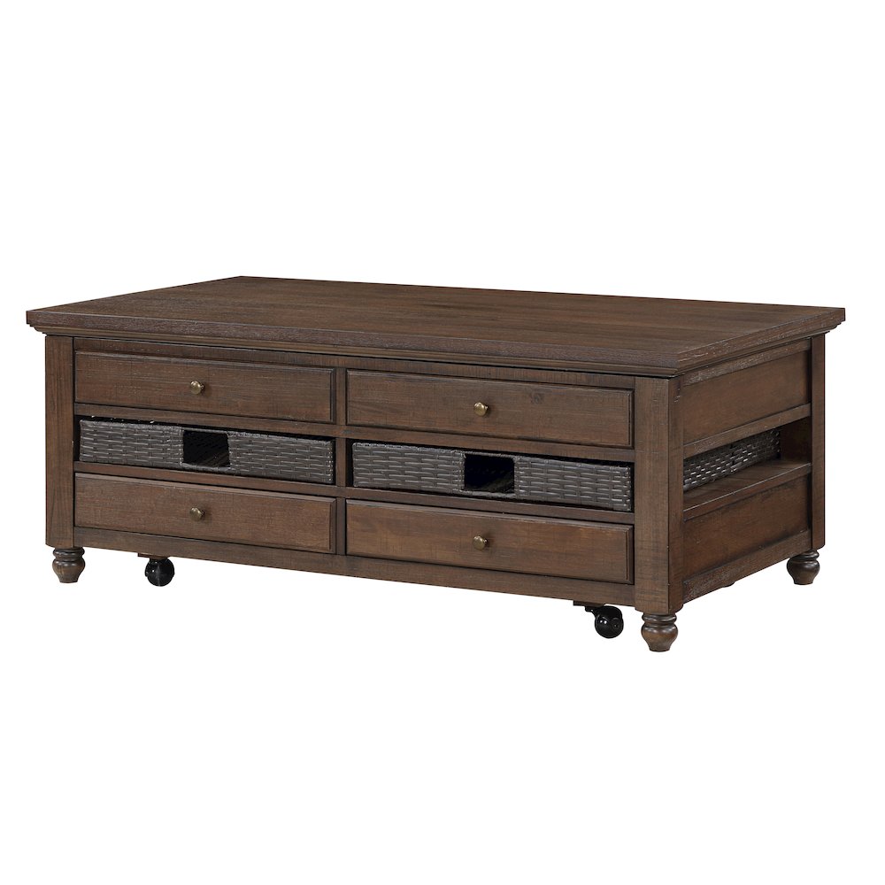 Oliver Lift-Top Cocktail Table w/Casters