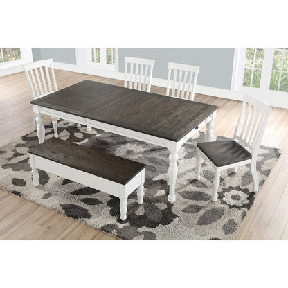 Joanna Two Tone Dining Set 7pc