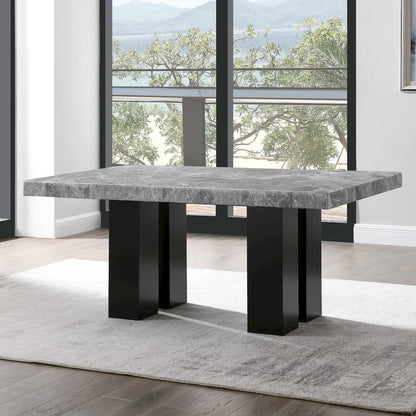 Camila 5PC Rectangle Dining Set Black Chair