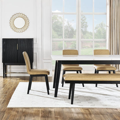 Vida-Black Sand PU Side Chair