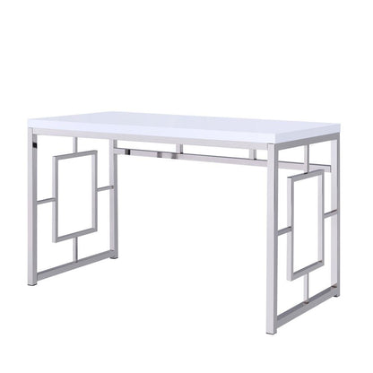 Desk, Durable Top, Contemporary Style, White