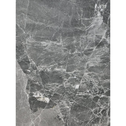 Marble Top Dining Set, 78 Inch Table, Upholstered Chairs, 7 Pieces