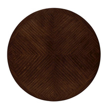 Grand Square Dining Table, Fancy Face Oak Veneer, Unique Double Top, Brown