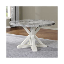 Canova Round Gray Marble Top Table