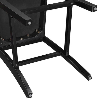 Solid Wood Counter Chairs, Mortise-and-Tenon Joinery, 24 Inch Seat, Set of 2
