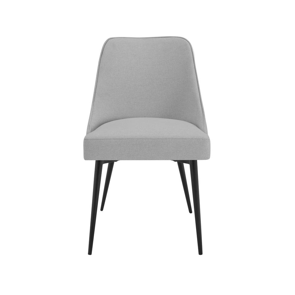 Gray Dining Chair Set of 2, Upholstered Table Chairs for Kitchen