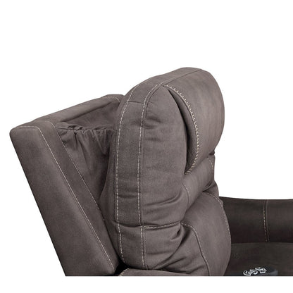Power Lift Recliner Chair, Adjustable Headrest, 3 Zone Heat, Brown