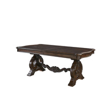 Warm Pecan 96" Extendable Dining Table – Large Oak Veneer Table for 8–10 People