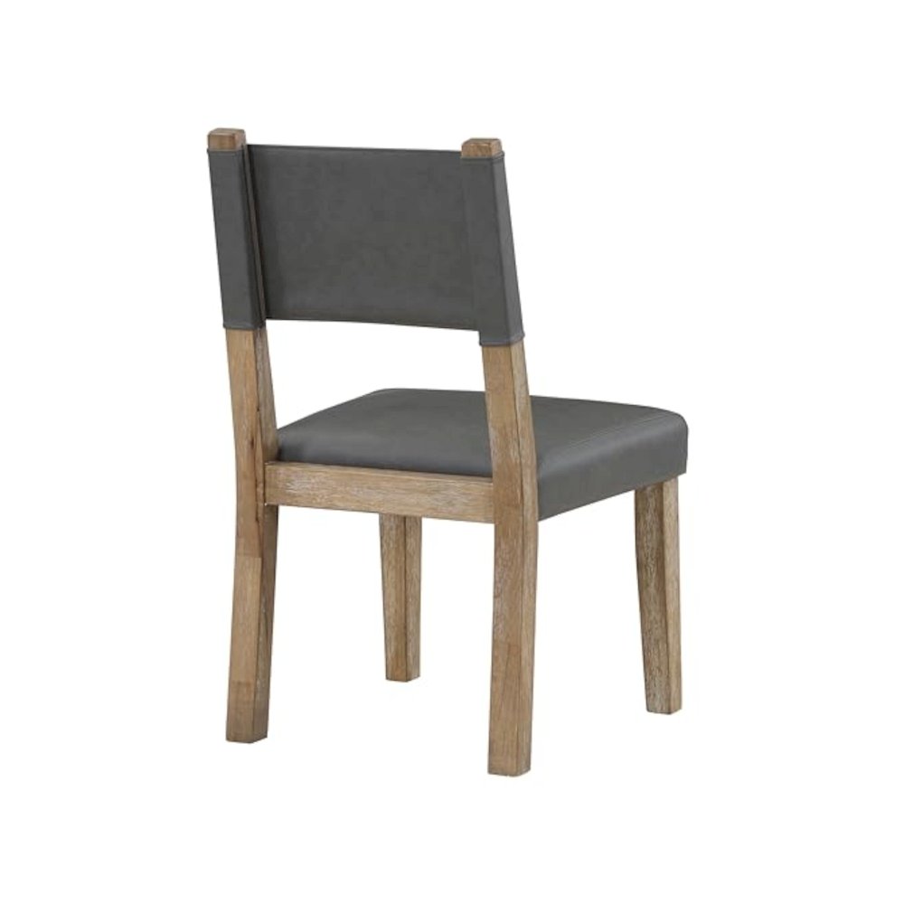 Aubrey Side Chair, Waxed Driftwood finish with