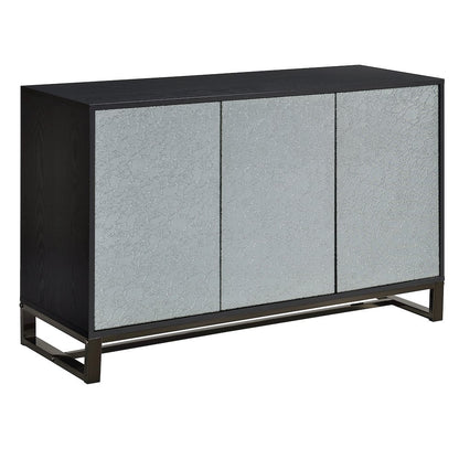 Mazie 3-Door Sideboard w/Pattern Mirror