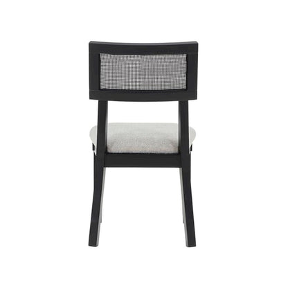 Colvin Black Cane Side Chair