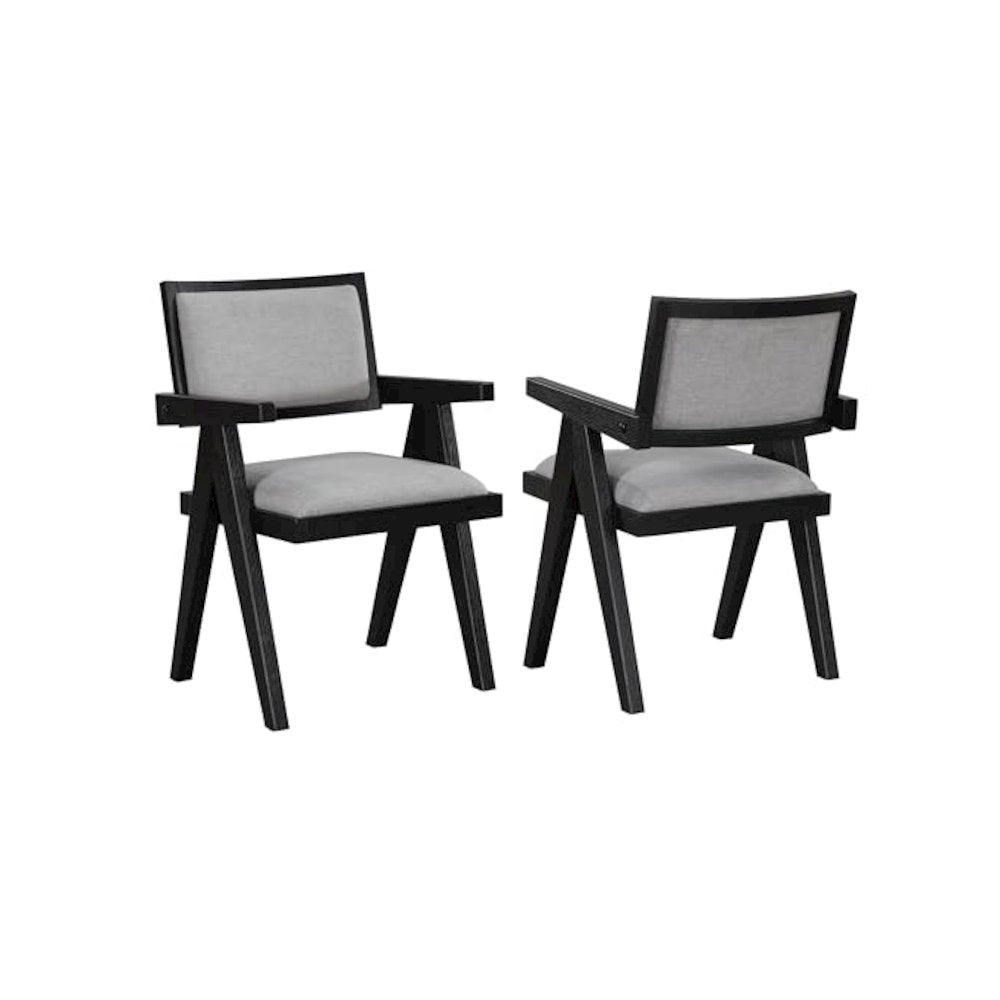 Magnolia Black Arm Chair