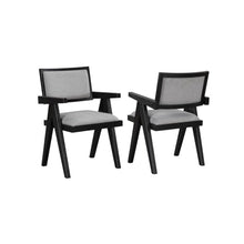 Magnolia Black Arm Chair