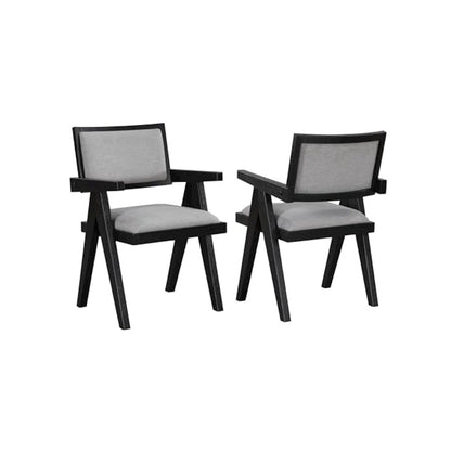 Magnolia Black Arm Chair