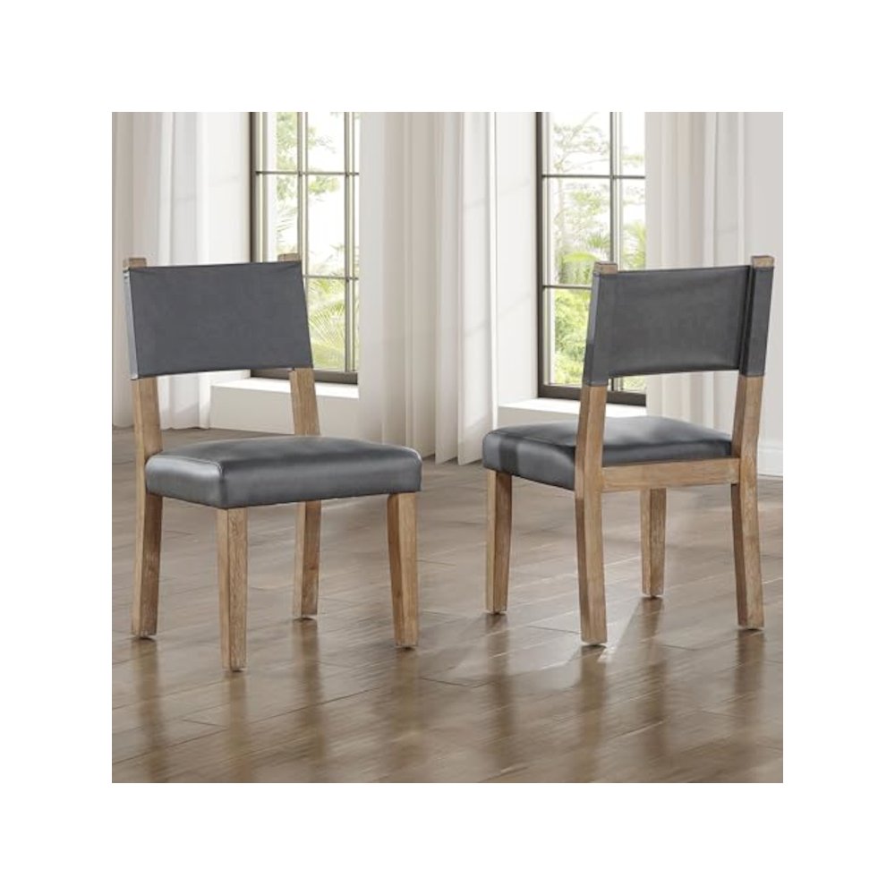 Aubrey Side Chair, Waxed Driftwood finish with