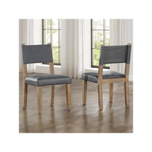 Aubrey Side Chair, Waxed Driftwood finish with