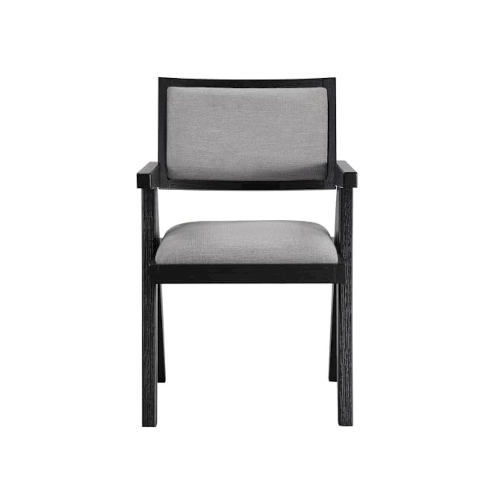 Magnolia Black Arm Chair