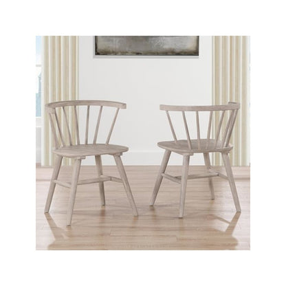 Willow Solid Wood Dining Chair, Tan