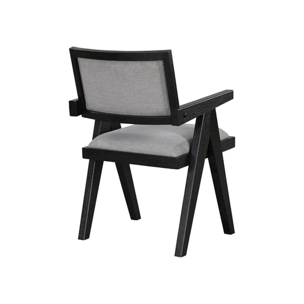 Magnolia Black Arm Chair