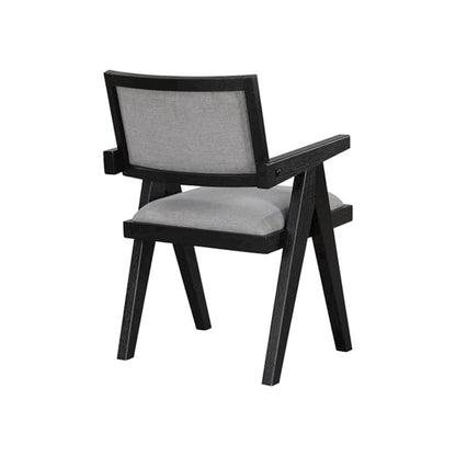 Magnolia Black Arm Chair
