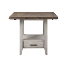 Drop Leaf Counter Height Dining Set, Lazy Susan, Storage Drawer, 5 Pieces