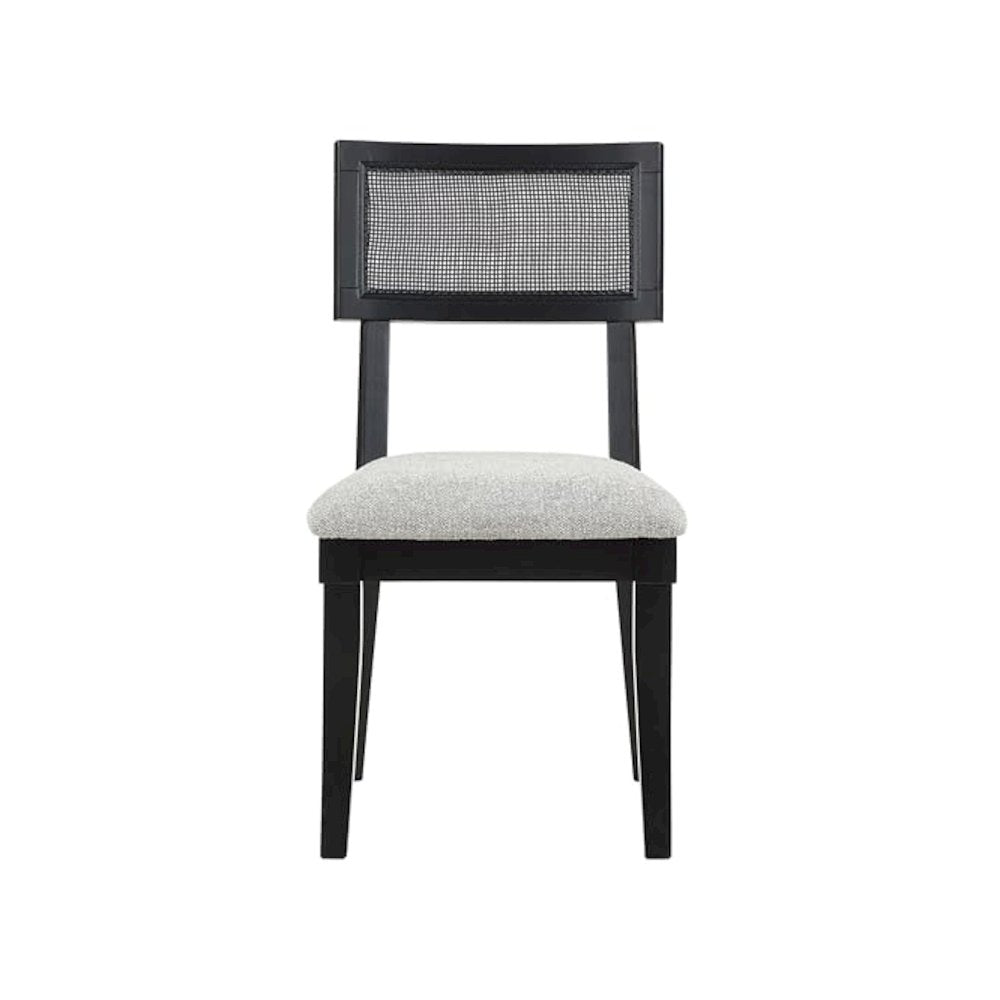 Colvin Black Cane Side Chair