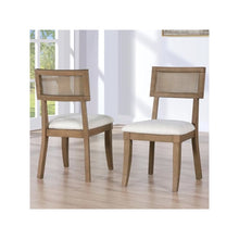 Colvin Brown Cane Side Chair Set of 2