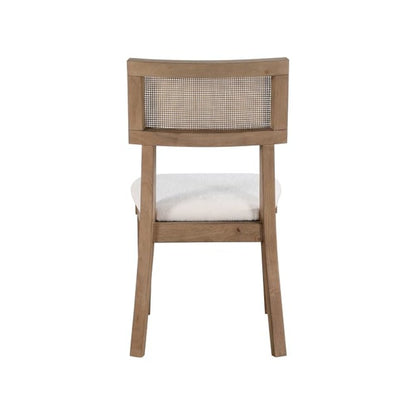 Colvin Brown Cane Side Chair Set of 2