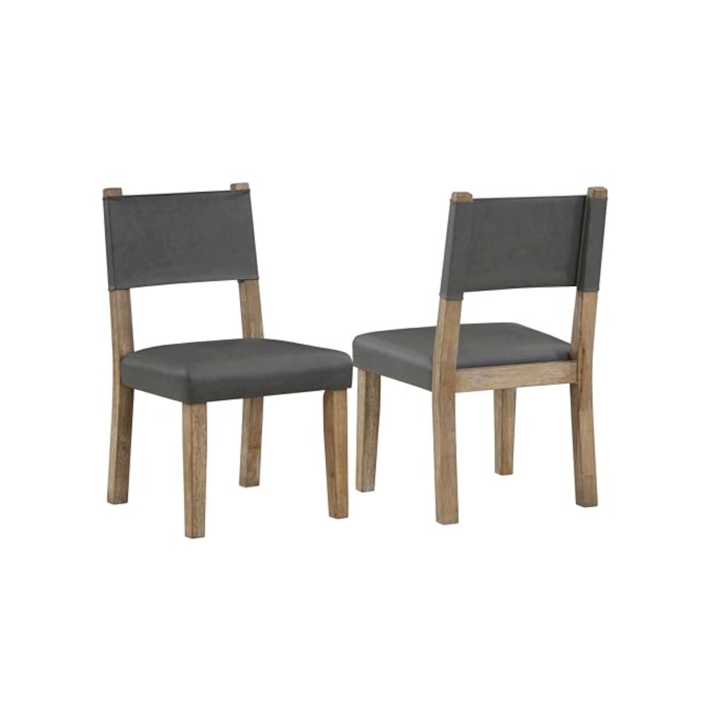 Aubrey Side Chair, Waxed Driftwood finish with