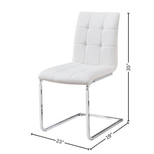White 5 Piece Glass Top Dining Table Set with 4 Upholstered Chairs for Dining