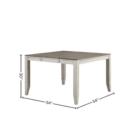 Brown Farmhouse Dining Table Set for 8 – Kitchen or Dining Room Table and Chairs