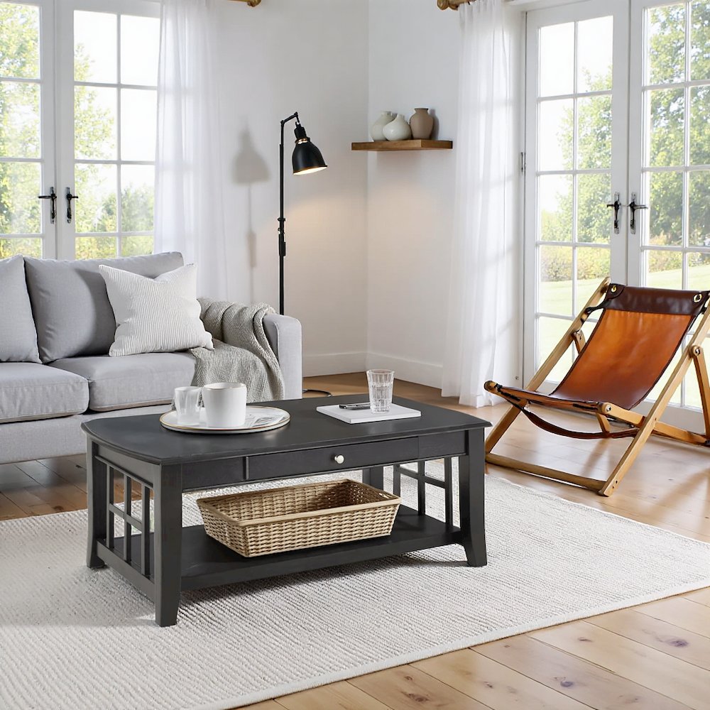 Rectangular Coffee Table Modern Wooden Table Long Coffee Tables Living Room