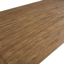 Acacia Wood Dining Table with Chairs, Kitchen Table Set for 6 Dining Room, Brown