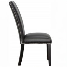 Camila 9PC Rectangle Dining Set Black Chair