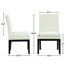 Aubrey Black Upholstered Side Chair