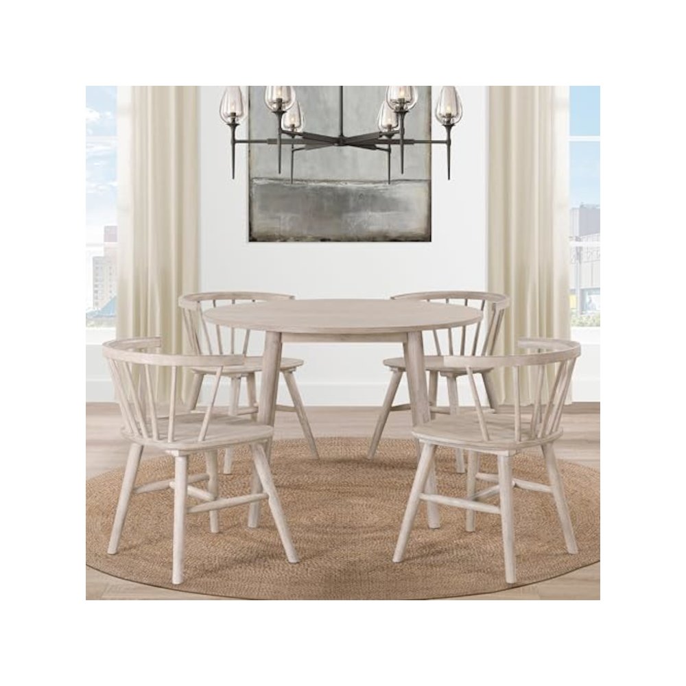 Willow Solid Wood Dining Chair, Tan