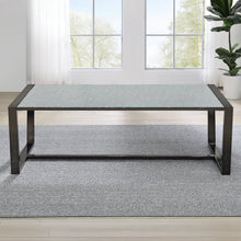 Mazie Coffee Table with Patterned Mirror Top