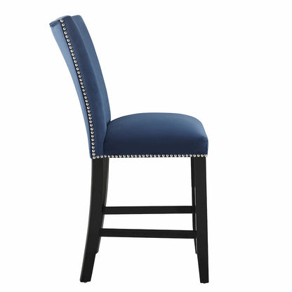Camila Square 7PC Counter Set Blue Chair