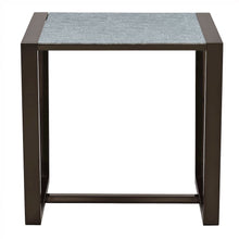 Mazie End Table with Patterned Mirror