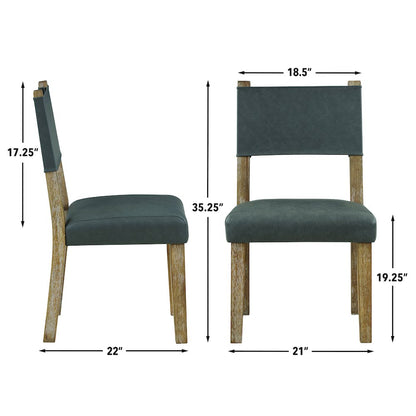 Aubrey Brown 5pc Round Dining Set